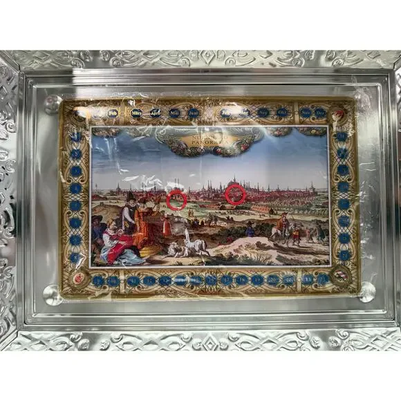 Lebkuchen-Schmidt Nurnberg Germany 2013 Tin with Calendar - Picture 4 of 7